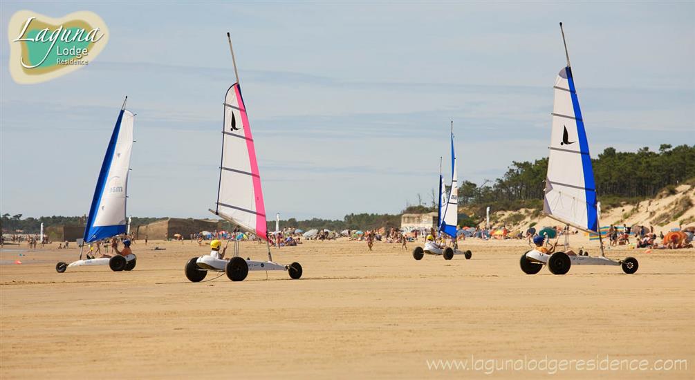 Char à voile à Royan près de Laguna Lodge en Charente-Maritime