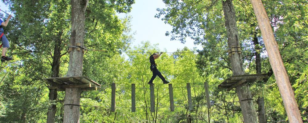Accrobranche Parc Aventure La Gataudière proche de Laguna Lodge Résidence en Charente-Maritime (17) sur la Côte Atlantique