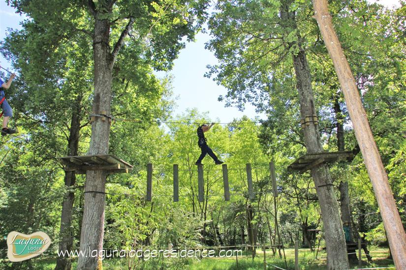 Accrobranche Parc Aventure La Gataudière proche de Laguna Lodge Résidence en Charente-Maritime (17) sur la Côte Atlantique