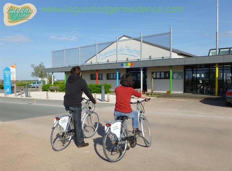 Entrée Cité de l'Huître à Marennes proche de Laguna Lodge Résidence sur la Côte Atlantique en Charente-Maritime (17)