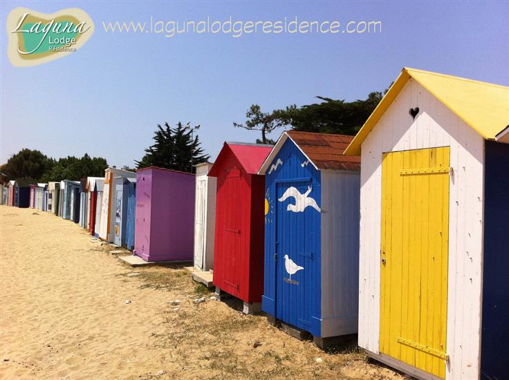 Cabane sur la plage, Île d'Oléron près de Laguna Lodge