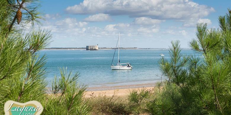 Plage à Boyardville, sur l'Île d'Oléron, Charente-Maritime